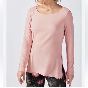 Fabletics Emerson, long sleeve top pink size large